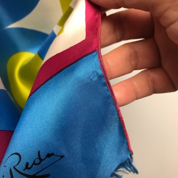 Vintage Gianni Reda Silk Rectangular Scarf - Picture 8 of 9